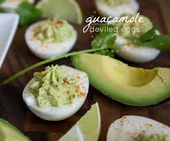 Guacamole Deviled Eggs Recipe Guacamole Deviled Eggs Food Recipes