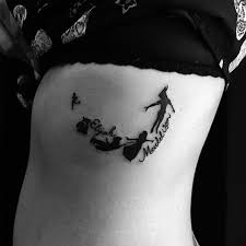 27 Minimalist Peter Pan Tattoos To Remind You To Never Grow Up Peter Pan Tattoo Tattoos Peter Pan