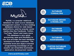 My Sql Database Development Ace Infoway Database Management Agile Development Database Management System