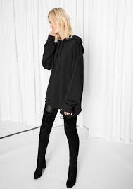 Other Stories Image 1 Of Oversized Hoodie In Black Hoodie Dress Outfit Black Hoodie Dress Oversized Hoodie Dress