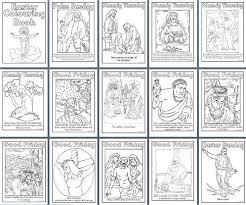Easter Coloring Book Holy Week Easter Coloring Book Easter Colouring