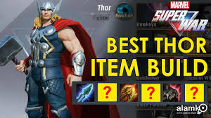 Marvel Super War Thor Best Item Build Tips Combo And Gameplay Download On Android Ios Youtube
