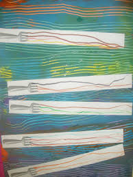 Horizontale Trace Fourchette Traces Sur Espace Reduit Graphisme Arts Plastiques Maternelle Graphismes Maternelle