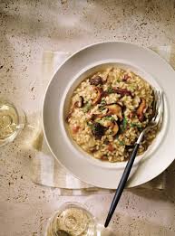 Risotto Aux Champignons Et A La Pancetta Ricardo Recipe Risotto Recipes Risotto Recipes