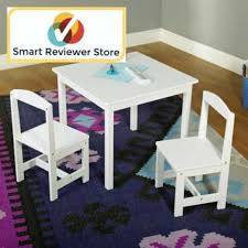 Kids Table And Chair Set 3 Piece Color White One Table And Two Chairs By Hayden Ltpgtlet Your Chi Kids Table And Chairs White Kids Table Small Table And Chairs