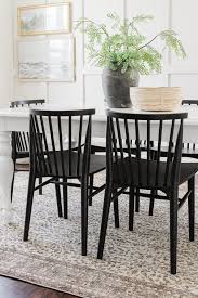 Rus Black Dining Chair Neutral Dining Room Decor Dining Chairs Black Dining Chairs