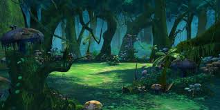Cartoon Forest Scene 01 3d Model Environment Props Animation Background Landscape