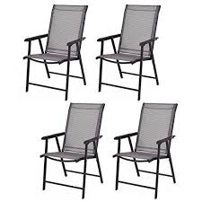 Giantex 4 Pack Patio Folding Chairs Portable For Outdoor Camping Beach Deck Dining Chair W Outdoor Folding Chairs Deck Dining Folding Chair