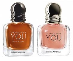 Stronger with you intensely е наситен чувствен аромат за мъже от колекцията stronger with you от giorgio armani. Giorgio Armani Emporio Armani In Love With You Stronger With You Intensely New Fragrances