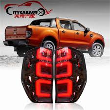 Citycarauto Rear Led Tail Lights Lamp Back Brake Stoping Working Lights Turning Feature Fit For Ford Ranger T6 T7 Txl Tl Ford Ranger Ford Ranger Raptor Ranger