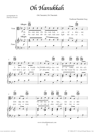 Hanukkah Songs Collection Chanukah Songs Sheet Music For Viola And Piano Viola Sheet Music Sheet Music Song Sheet