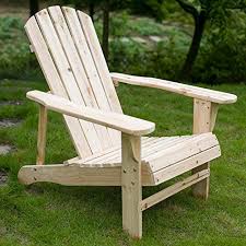 Merax Fashion Elegant Adirondack Outdoor Garden Patio Leisure Wood Lounge Chair Natural Color Want To Know Adirondack Chair Patio Chairs Wood Lounge Chair