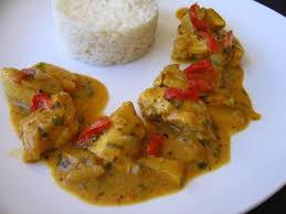 Poulet Au Curry Lait De Coco Et Poivrons La Cuisine De Marie Recette Poulet Curry Poulet Curry Recettes De Poulet Au Curry