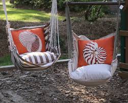 Orange Nautilus Hammock Swing Set Hammock Swing Swing Set Orange Outdoor Pillows