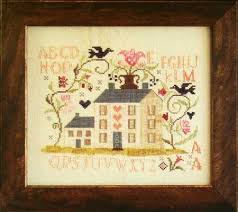 Blackbird Designs Summer House Cross Stitch Samplers Cross Stitch House Cross Stitch Patterns