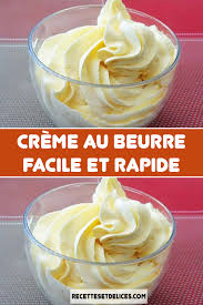 Creme Au Beurre Facile Et Rapide Creme Au Beurre Facile Recette Creme Beurre Recette