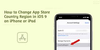 How To Change App Store Country Region In Ios 9 On Iphone Or Ipad In 2020 App Iphone App Store