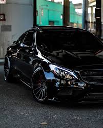 Mercedes All Black C63 Amg Super Luxury Cars Mercedes Benz Cars Benz
