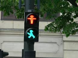 Ampelmannchen East Berlin East Germany Traffic Light