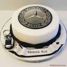 Mercedes Benz Birthday Cake With Name Cars Birthday Cake Cake For Husband Car Cakes For Men