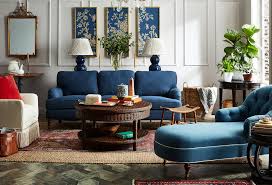 Known for its playful mix of cozy glamour with a dose of maximalist flair, home décor and furniture brand one kings lane opens today in new york's soho neighborhood. One Kings Lane Home Decor Luxury Furniture Design Services One Kings Lane Luxury Furniture Design Blue Couch Room Vintage Living Room