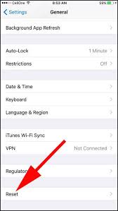 Tap On Reset Mobile Camera Keyboard Language Apple