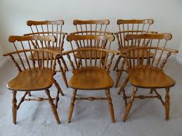 S Bent Bros Colonial Windsor Chair Set Hard Rock Maple Pristine Condition Antique Chairs Chair Chair Set