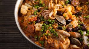 Casserole De Riz Aux Fruits De Mer Recettes Signe M Tofu Recipes Mapo Tofu Recipe Dishes