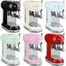 Smeg 50 S Retro Style Aesthetic Espresso Coffee Machine 1300w Electric 6 Colors Coffee Machine Filter Coffee Machine Espresso Coffee Machine