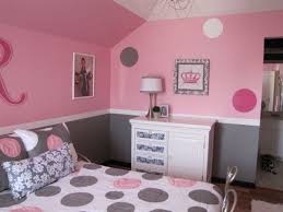 Pink and gold bedroom featuring tufted wingback headboard by randi garrett design. Pretty In Pink Pink And Gray Girls Bedroom The Dresser Was Converted From A Changing Table To A Dress Girls Room Design Girls Bedroom Grey Grey Bedroom Decor