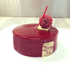 Cheery White Chocolate Mousse Entremet For Valentine S Day Desserts Cake Desserts Fancy Desserts