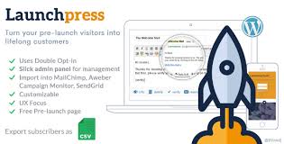 Launchpress Upcoming Site Launch Wp Plugin With Subscription Management Double Opt In By Thinkdj Launchpress Upcoming Site Lau Plugins Data Capture Opt In