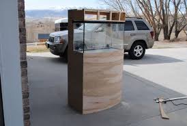 46 Gallon Bowfront Custom Stand Wmas Message Board Aquarium Stand Fish Tank Stand Bow Front Aquarium