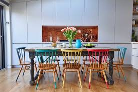 Colourful Dining Chairs Upcycled Dining Chairs Colored Dining Chairs Rustic Dining Chairs