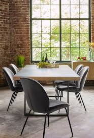 Velvet Black Iron Dining Chairs Side Chairs Dining Chairs Furniture