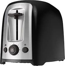 Black Decker Grille Pain Extra Large 2 Tranches Ovale Classique Noir Avec Accents En Acier Inoxydable Tr1278b Amazon Ca Maison Et Cuisine