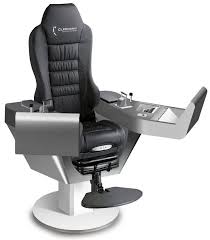 Ship Seat Helm With Built In Pilot Console Commander Xxl Cleemann Chair Systems Video Game Rooms Game Room Design Chair