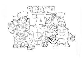 Dibujos De Brawl Stars Para Colorear De 8 Bit