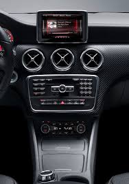 Mercedes Benz A Class Interior Revealed Highlighted By Iphone Integration Benz A Class Mercedes A Class Mercedes Benz