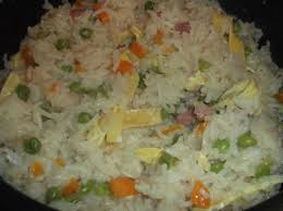 Riz Cantonnais Recette Recette Riz Recettes Cuiseur A Riz Cuiseur Riz