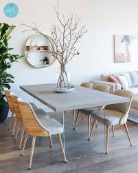 Chic Bamboo Dining Chair Concrete Dining Table Dining Chairs Bamboo Dining Chairs