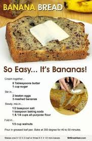 Banana Bread So Easy It S Bananas Team Breakfast Banana Recipes Baking Recipes