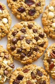 No Flour Cookies 6 Delicious Flavors The Big Man S World Recipe In 2020 No Flour Cookies Oatmeal Raisin Cookies White Chocolate Cranberry Cookies