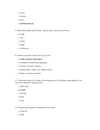 Kumpulan Soal Seni Budaya Sma Smk Beserta Jawaban