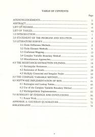 Dissertation Table Of Contents Research Paper Guided Writing Essay