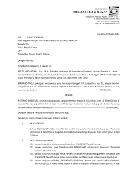 Bahwa untuk itu dalam perkara ini tidak dapat di sebutkan sebagai wanprestasi. Surat Jawaban