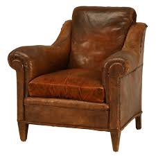 Amazing Original 1930 S French Leather Club Chair W Unique Back Leather Club Chairs Club Chairs Comfortable Club Chairs