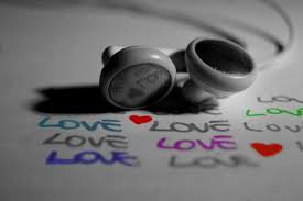 Headphones On Love Words Free High Definition Wallpaper Music Headphones Music Wallpaper Iphone Music