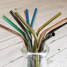Colored Stainless Steel Drinking Straws Standard Stainless Steel Straws Been Electroplated To Provide An Elegant Stainless Steel Straws Stainless Steel Straw