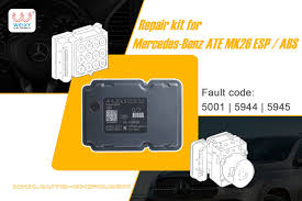Repair Kit For Mercedes Benz Ate Mk26 Esp Abs By Www Auto Chips Com Benz Mercedes Benz Mercedes